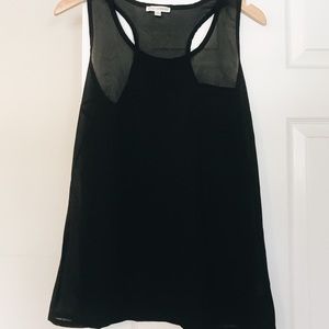 Black tank top